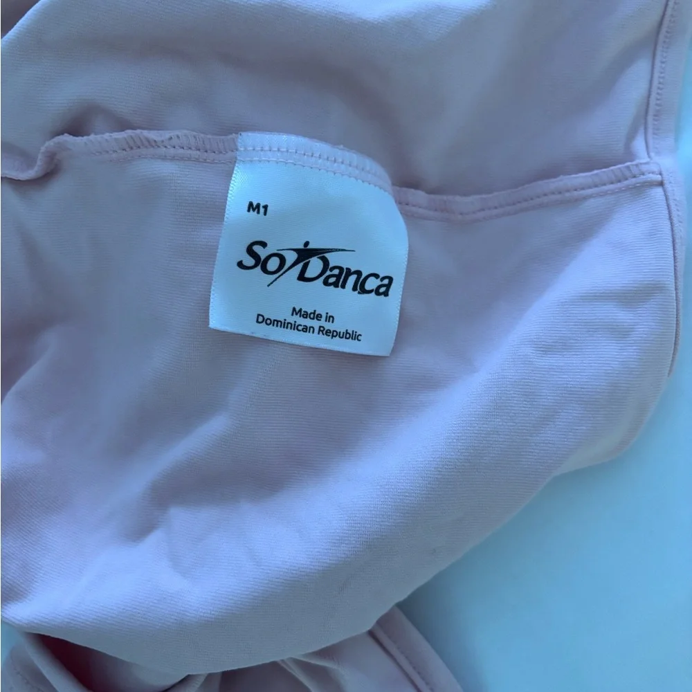 Ballet Light Pink Wrap-Front Long Sleeve Top